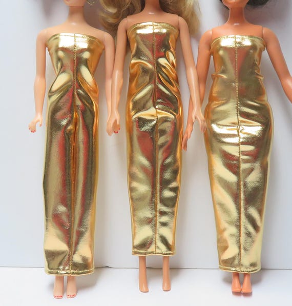 gold spandex dress Gold Spandex A-line Sweep Train Bridesmaid Dresses BD124 main image 0