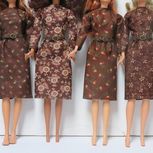 11.5&quot; Fashion Doll Dress with belt Handmade for current figure dolls