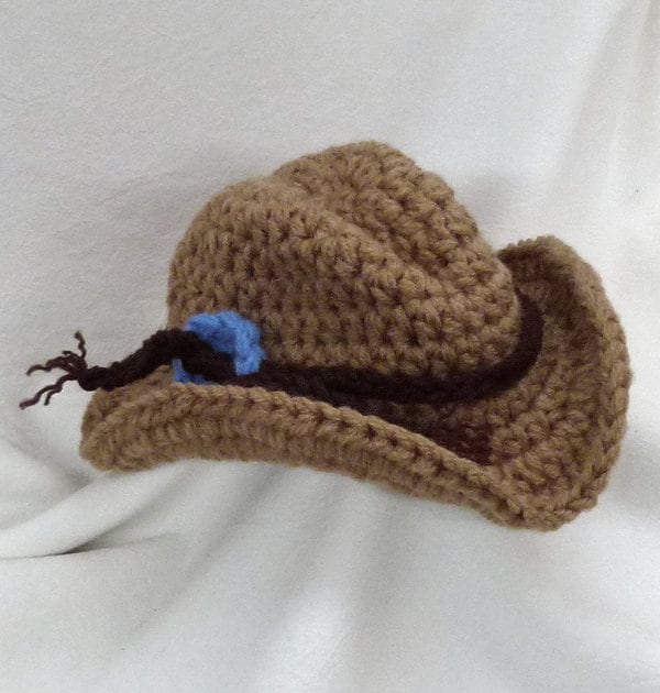Mini Cowboy Hat PDF Crochet Pattern INSTANT DOWNLOAD