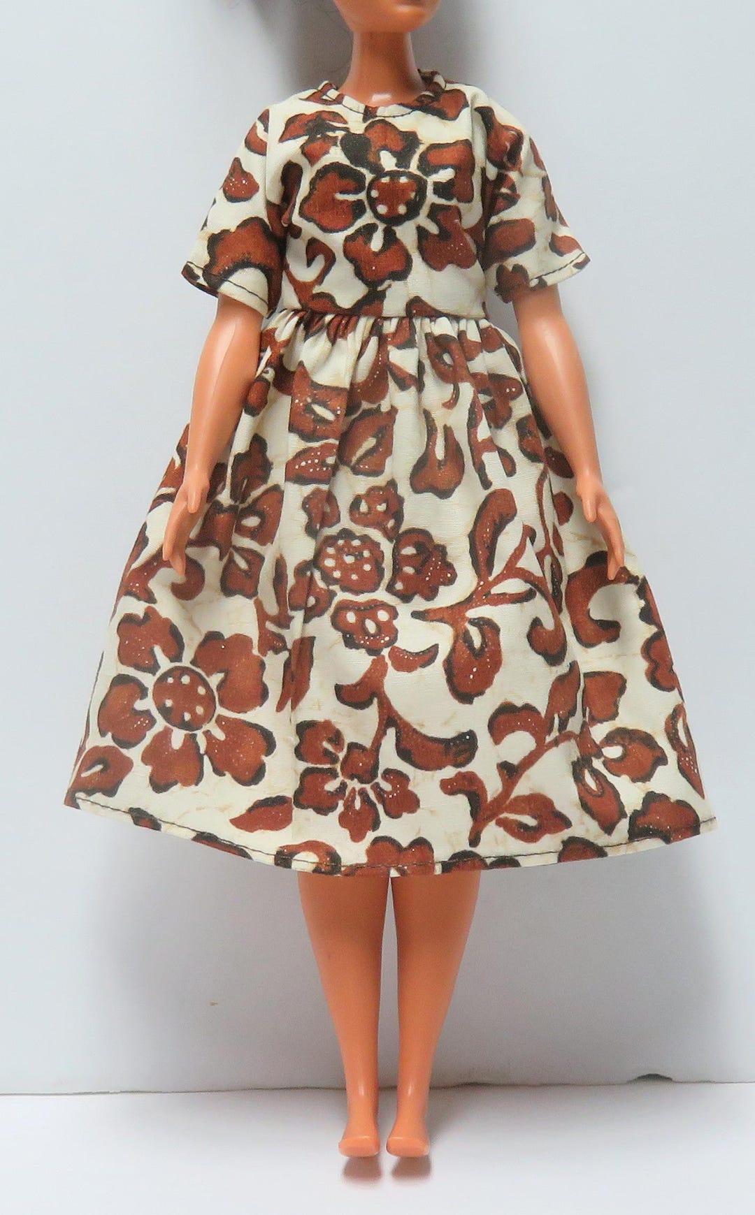 Handmade Dress For FULLER FIGURE Fashion Dolls Brown Batic Floral Etsy handmade-dress-for-fuller-figure-fashion-dolls-brown-batic-floral-etsy