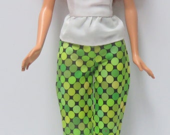 Top with pants for 11.5" fashion dolls