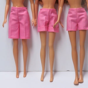 Pantalones cortos para muñecas de moda de 11,5" - Rosa chicle