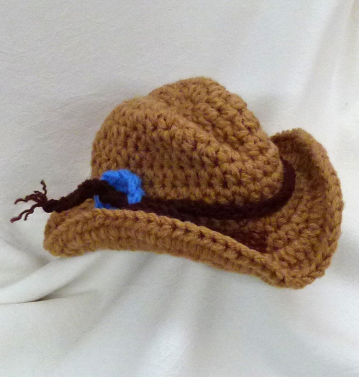 Crocheted Cowboy Hat Infant Baby Cowboy Cowgirl Hat Toy or Etsy