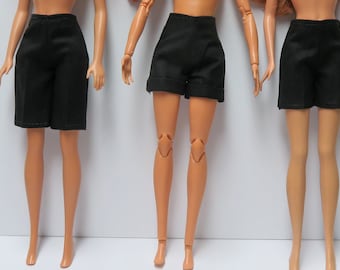 Shorts for 11.5" fashion dolls - black