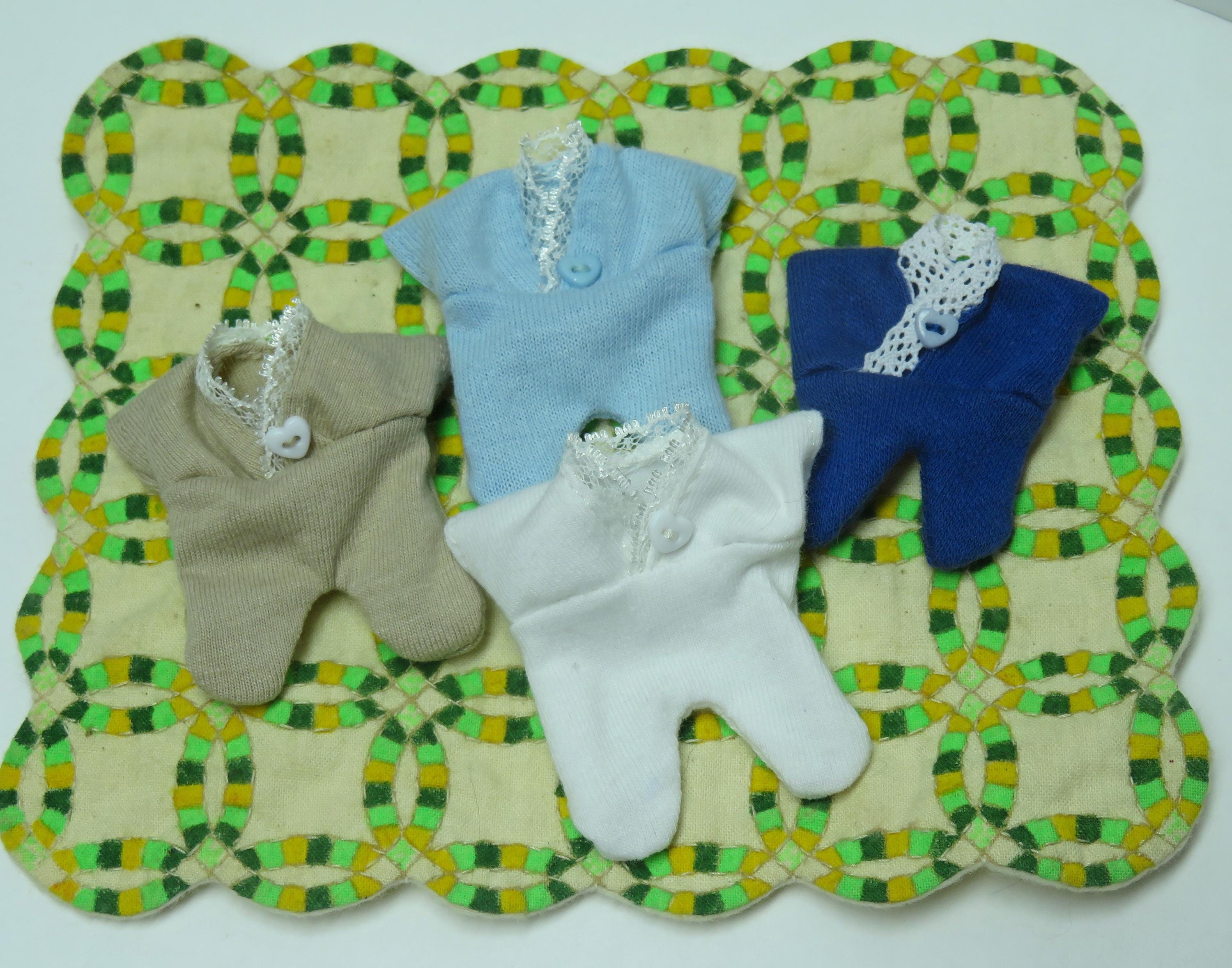 3 Inch Baby Doll Jammies - Choose a Color - Etsy