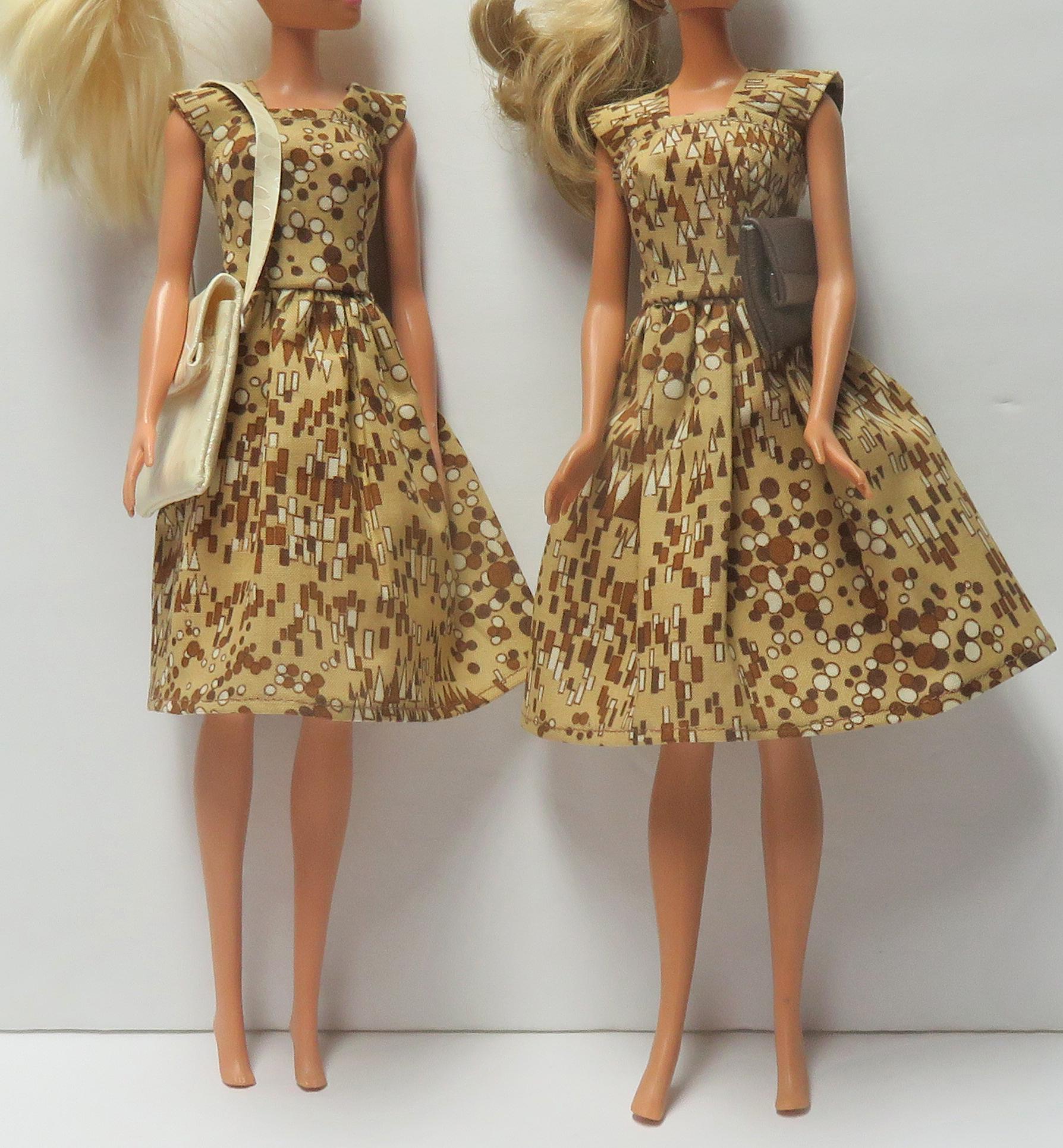Beige Brown Dress - Etsy