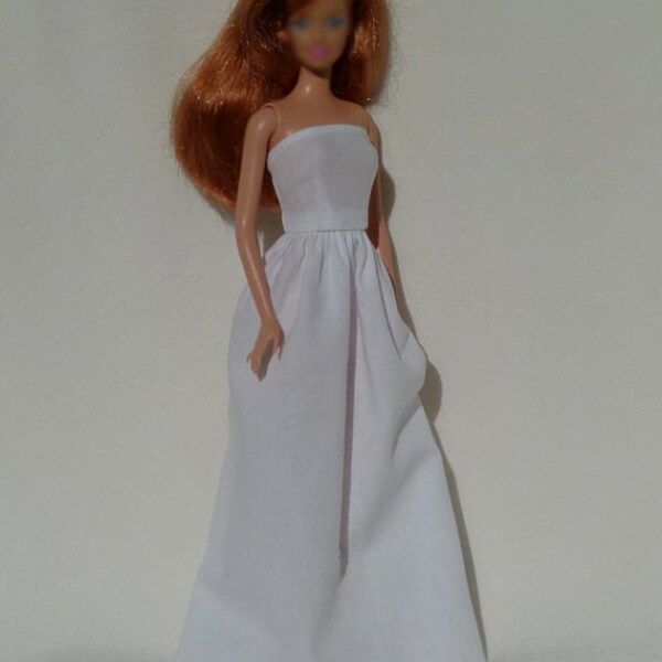 11.5" fashion doll party favor Handmade long dresses - for you to decorate