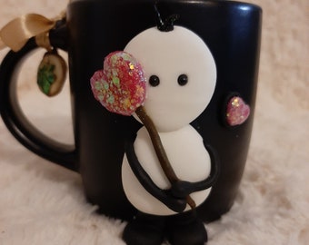 Mug decorated with Cold Porcelain - Kessia Perin