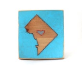 DC Love Mini Reclaimed Wood Embroidery