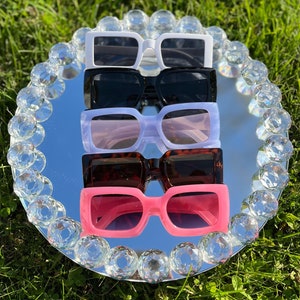 Rectangular sunglasses