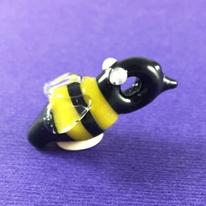 Borosilicate Glass - Bee Pendant Necklace