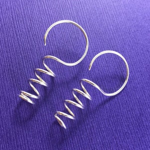 Corkscrew Earrings 18g