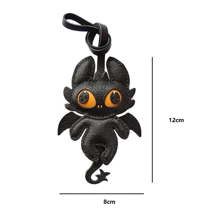 Porte-clés Halloween Tête De Mort Dragon - Alliage Métal, Style Médiéval/gothique, Cadeau Pour Femmes Et Fans