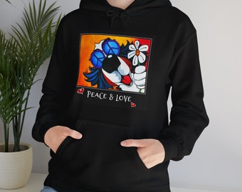 Love Peace Design Unisex Heavy Blend™ Crewneck Sweatshirt