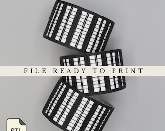 Candelabro T-Light de Tokio con archivo STL: diseño moderno, decoración ecológica e imprimible en 3D