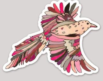 Magpie Bird Sticker by Jennifer Mercede