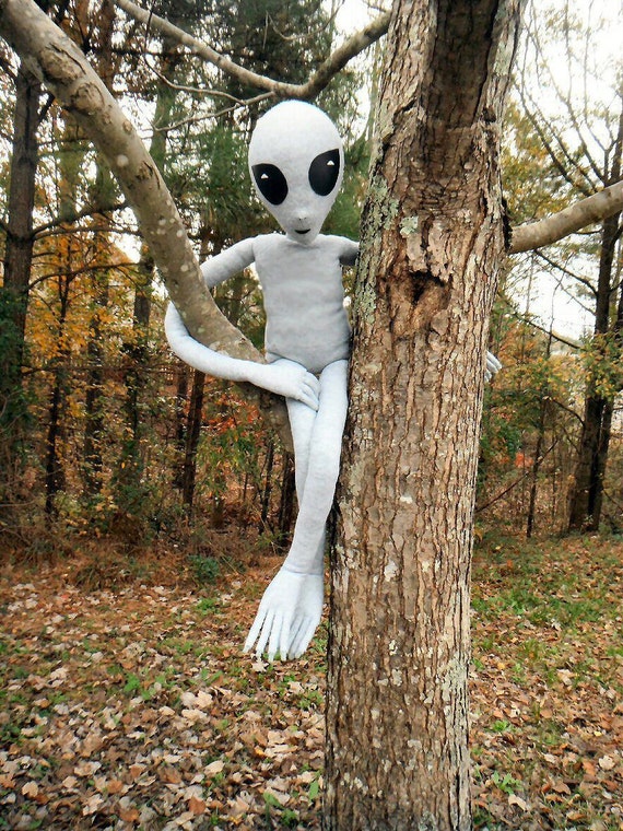 grey alien doll