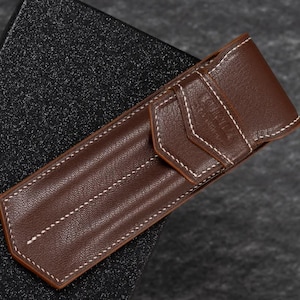 Regalo di anniversario per lui, astuccio per penna personalizzato, astuccio per penna, astuccio per penna in pelle, astuccio per penna personalizzato, regalo per fidanzato per uomo, regalo per papà, regalo per mamma