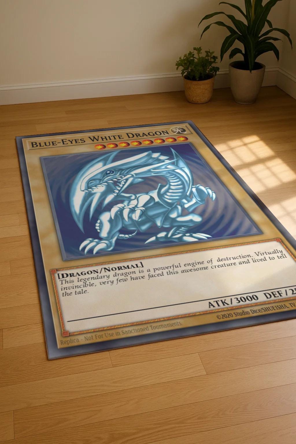 Blue eyes white dragon rug - Etsy 日本