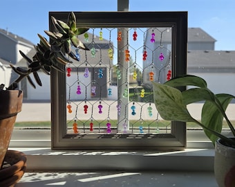 Sun Catcher | Garden Decor | Cottagecore | Handmade | Beaded | Gifts