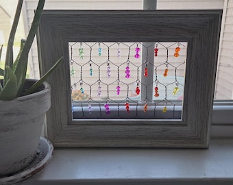 Sun Catcher | Garden Decor | Cottagecore | Handmade | Beaded | Gifts
