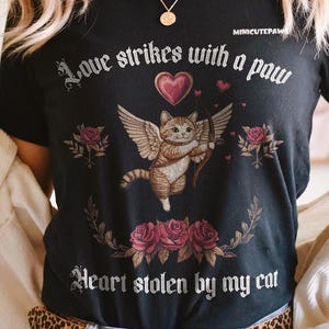 Valentine Cat Shirt, Valentines Day Shirt, Valentines Shirt, Valentines Day Tshirt, Cat Mom Shirt, Cat Valentine,  Cat Lover Gift, Cat Shirt