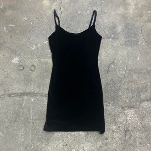 armani black velvet dress Women's Armani Hourglass V-Neck Velvet Mini Dress XXS/XS/S/M/L Black MEAN BLVD L / Black