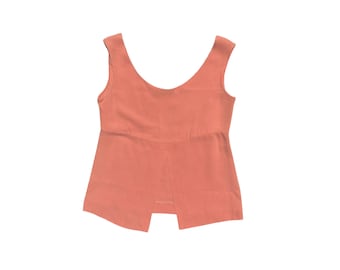 SS 2004 Miu Miu salmon pink baby doll top size IT42