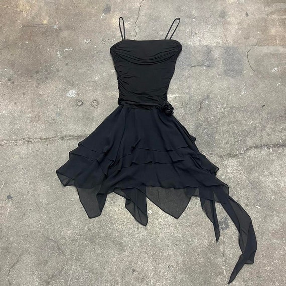 bcbg black mesh dress BCBG Chocolate Brown Party Dress (S) – Holy Thrift main image 1