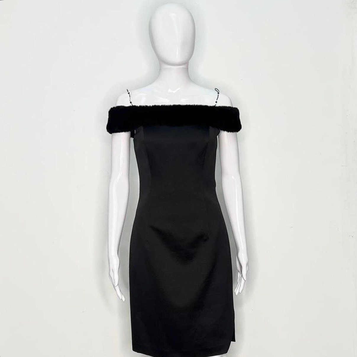 short cocktail black dress Petal and Pup Women's Sawyer Midi Slip Dress