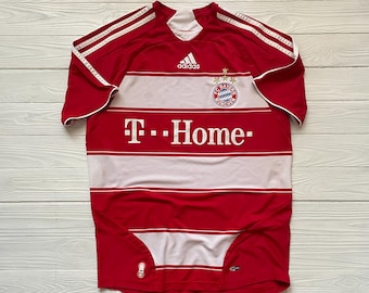 Camiseta de fútbol vintage del Bayern Múnich 2007-2009 (primera equipación) - Talla S