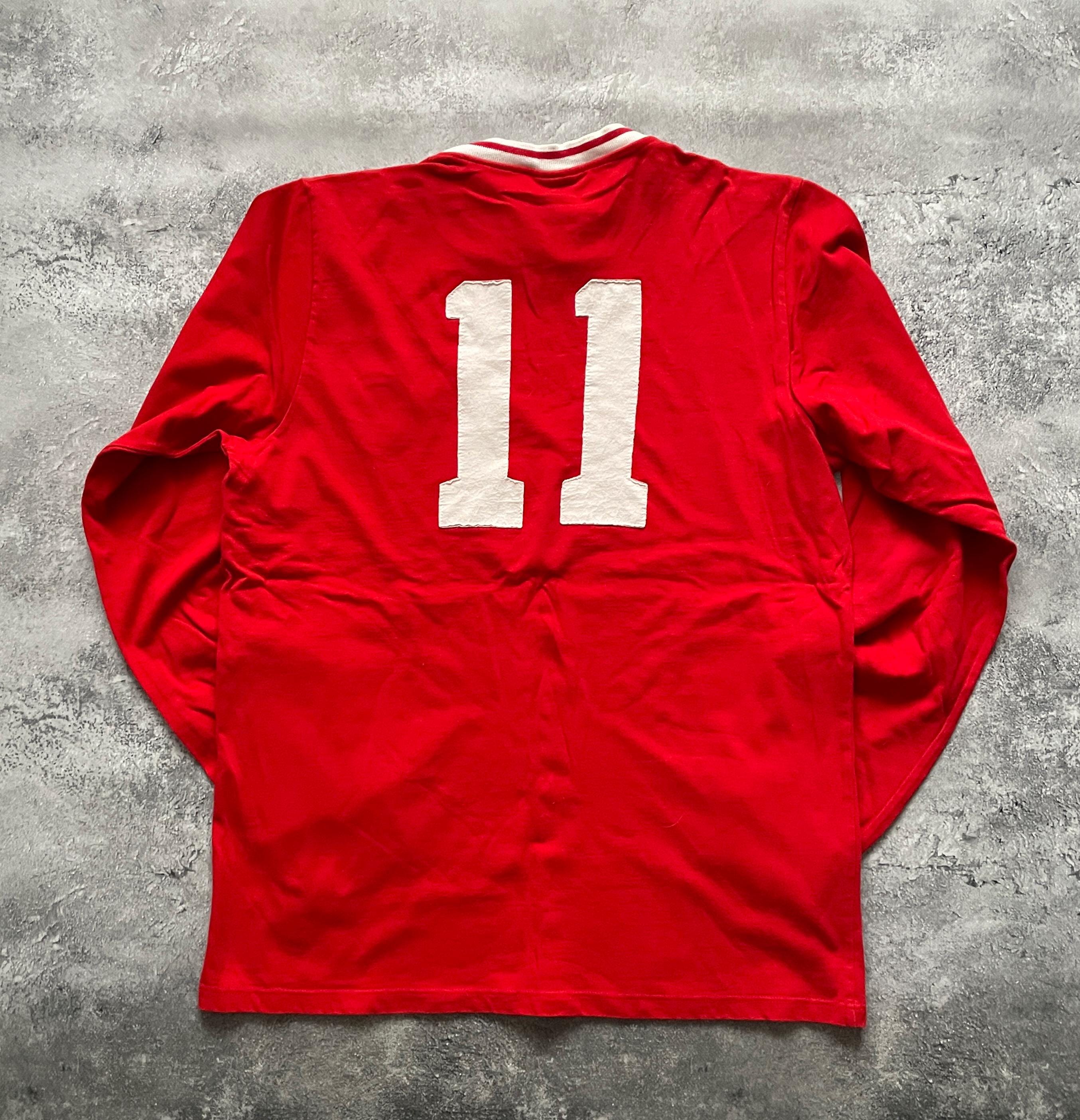 Vintage 60s-70s Switzerland Football Shirt, Retro Soccer Jersey