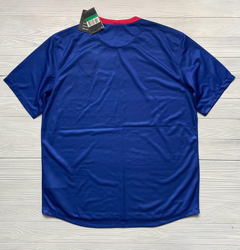 Vintage Croatia National Team Nike Soccer Jersey, Blue Trikot, Mens XL image 2