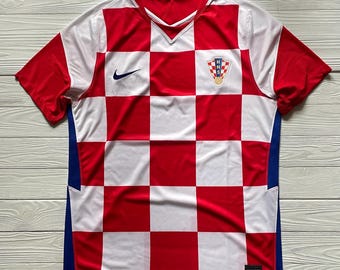 Croatia Vintage Football Shirt Soccer Jersey Mens Size L