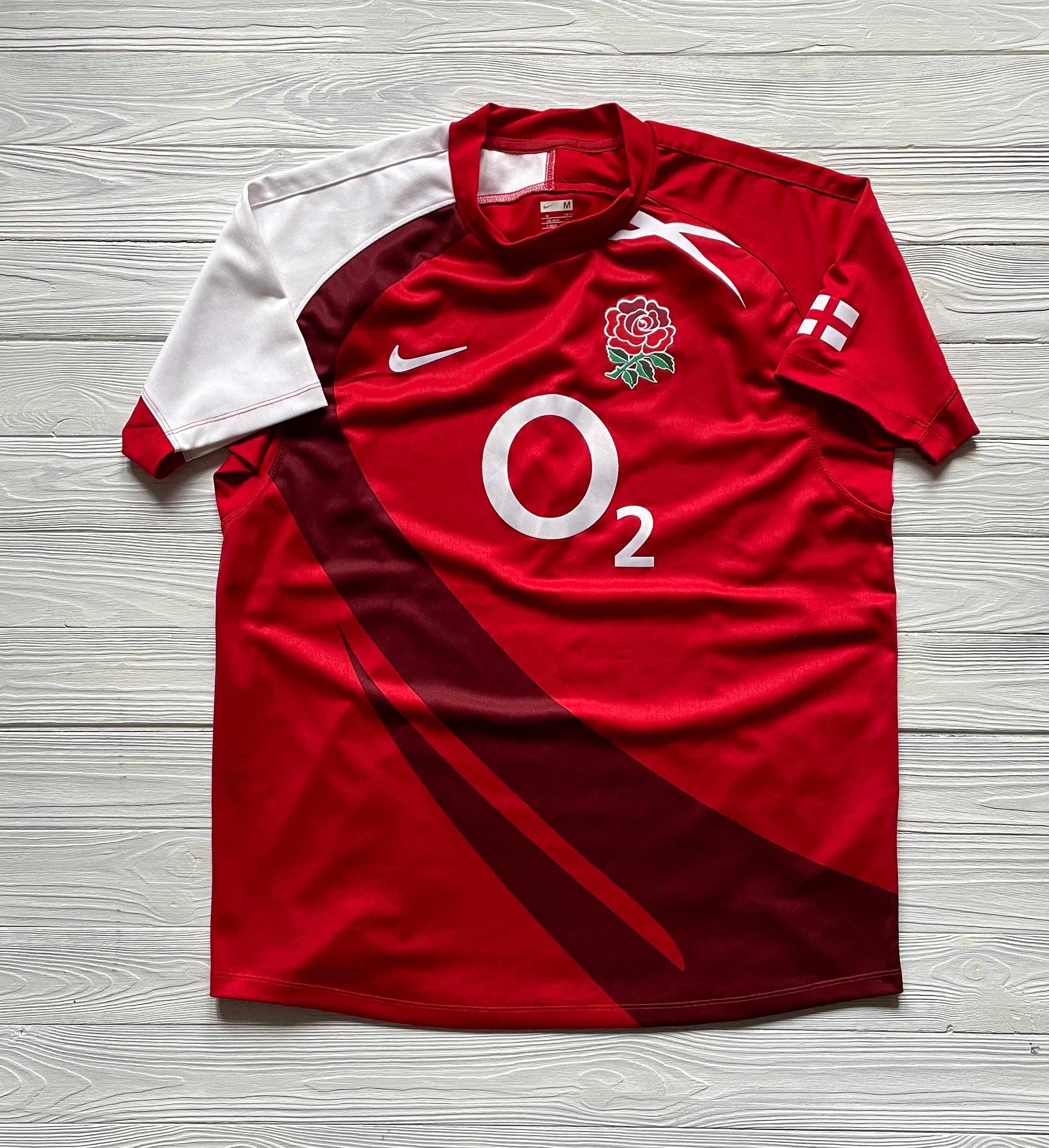 Vintage England Rugby Jersey Nike - Etsy
