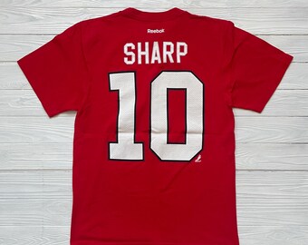 Chicago Blackhawks Reebok NHL Fan Shirt Jersey Patrick Sharp Size M