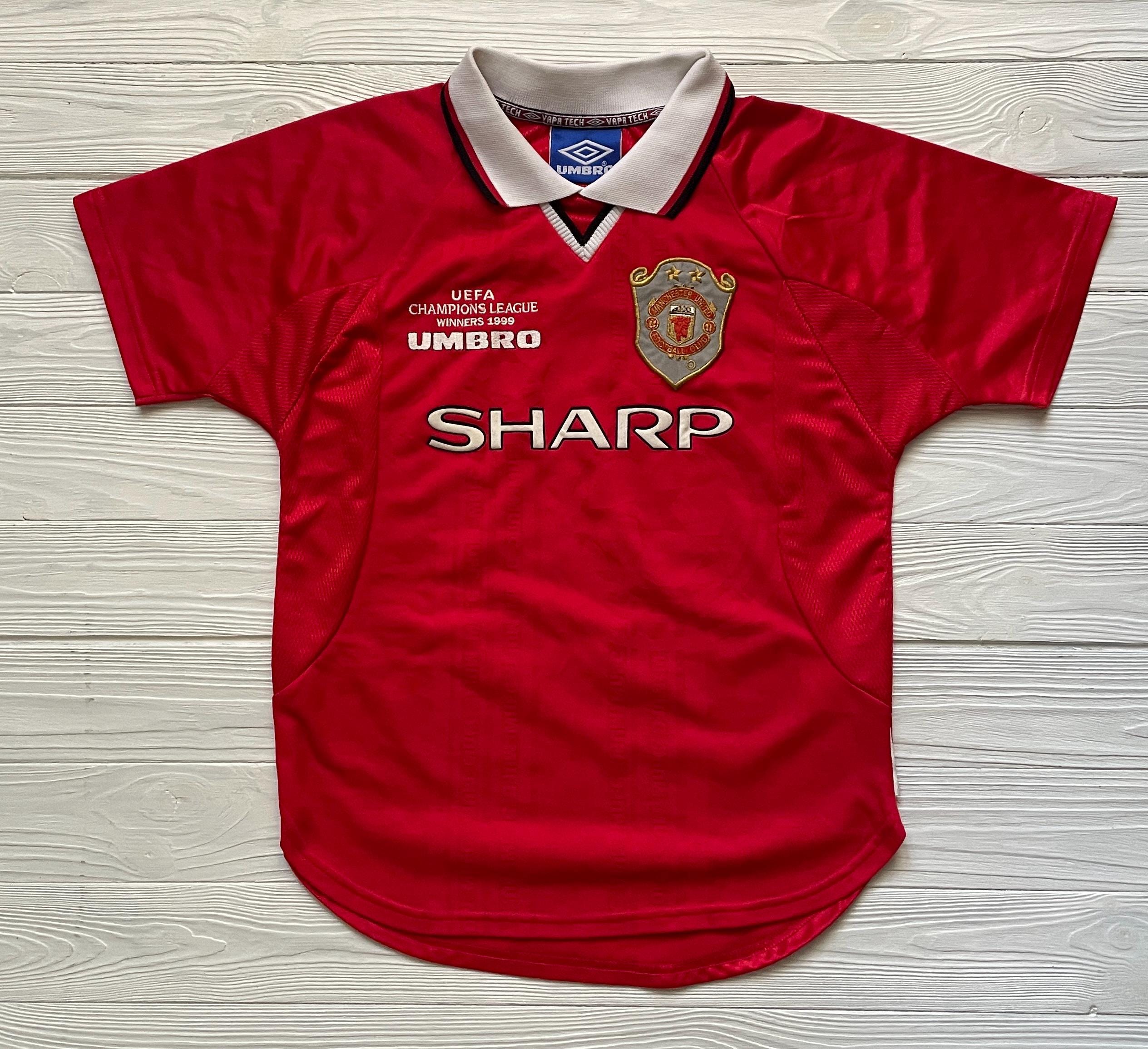 Manchester United 1999 Shirt - Etsy