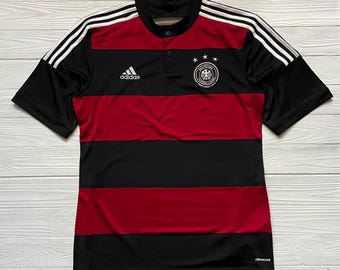 Camiseta Adidas vintage de visitante de Alemania - Camiseta de fútbol del Mundial (talla M)