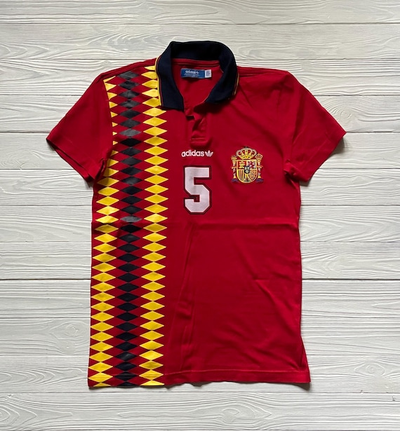 専用90s adidas soccer SPAIN game shirts s-l400.jpg