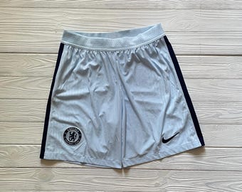 Pantalones cortos de fútbol del Chelsea London (visitante), talla M para hombre.