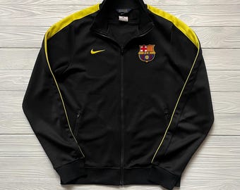 FCバルセロナ トラックスーツ トレーナージャケット XL ブルー ジップ