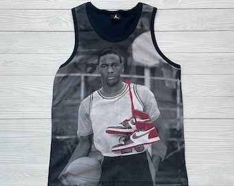 Vintage Michael Jordan Tank Black Jersey Size M