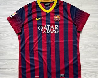 Vintage Barcelona voetbalshirt thuis voetbalshirt Nike dames maat XL zeldzaam