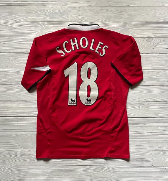 Vintage Manchester United Nike Jersey, 2004-2005 Home Shirt (size