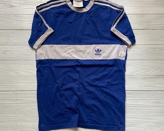 Camiseta de fútbol vintage Adidas Originals de los años 90: camiseta de fútbol retro para hombre M