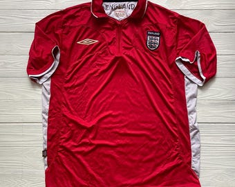 England Umbro Training  Jersey Football Shirt Size L Rare Vintage Pre Match