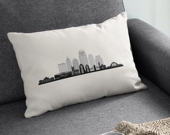 Cincinnati Skyline Pillow - Cincinnati Pillow - Cincinnati Airbnb - Cincinnati Gift - Cincinnati Housewarming Gift - Cincinnati Realtor