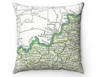 Louisville Pillow Etsy