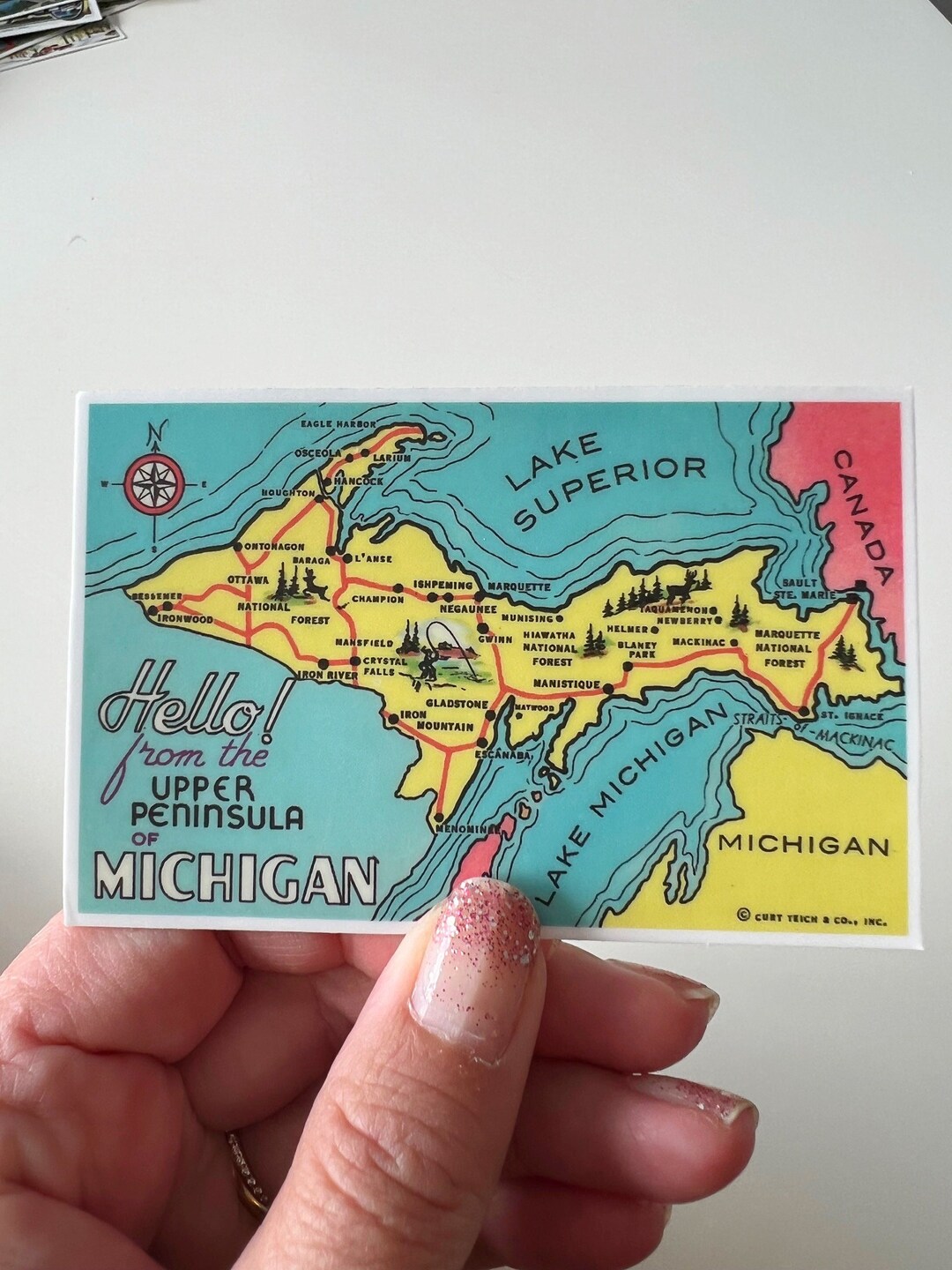 Uppe Peninsula Michigan Stickes - CafePess