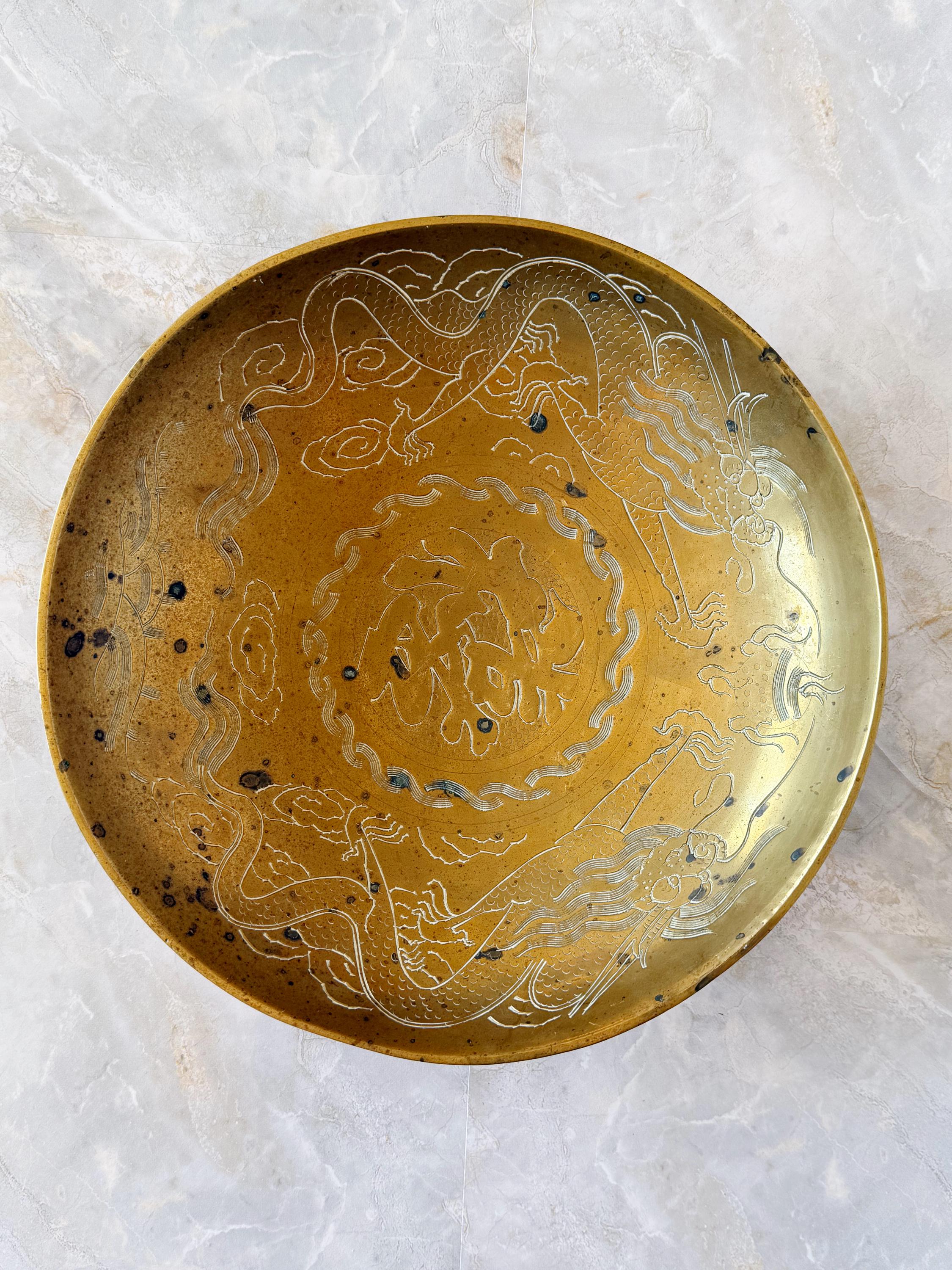 Brass Chinese Bowl - Etsy